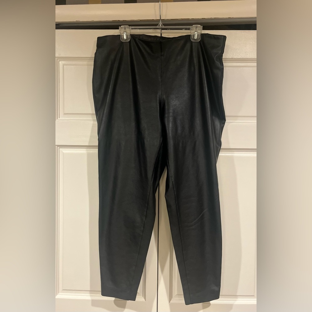 Vince Camuto Faux Leather Leggings - Skinny Pants - Size 3X - PLUS